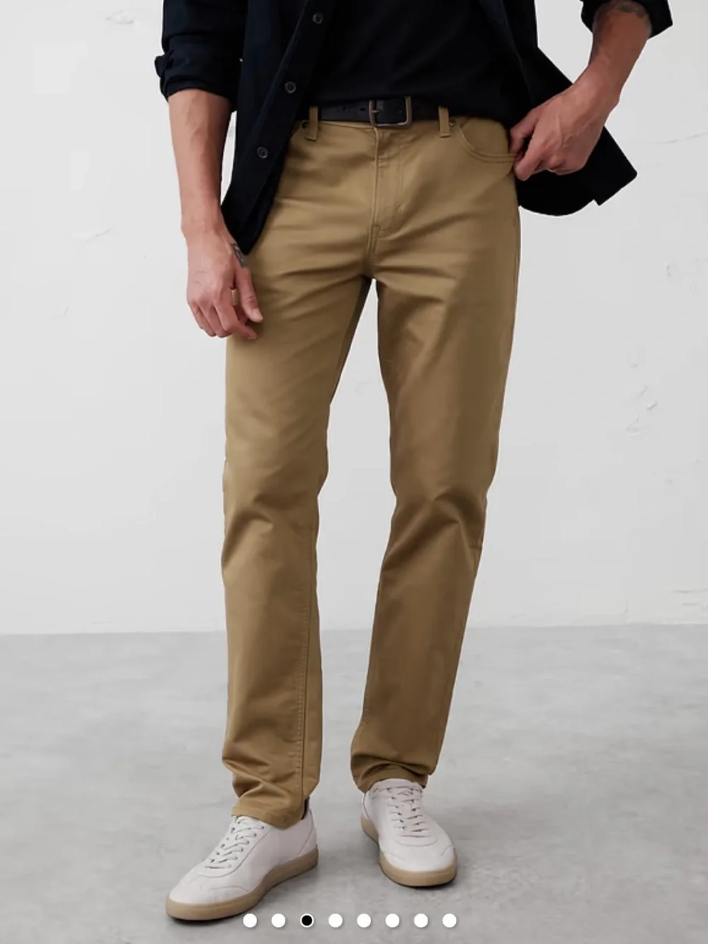Banana Republic Traveler Slim Fit Pants - Brown